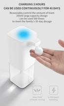 Automatic Soap Dispenser Infrared Sensor Hand Sanitizer USB Rechargeable Foam Hand Sanitizer Applicable To Kitchen And Bathroom.