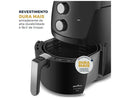 🔥Electric Fryer No Oil/Air Fryer Britannia BFR37 Black with Timer 4.2L-110V.