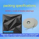 20PCS 3D Wall Panels 30x30cm Indoor Wall Decoration for Living Room Bedroom Hotel Office Mural.