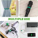 20/2M Nylon Plant Ties Plant Bandage Hook Tie Loop Adjustable Plant Support Reusable Fastener Tape for Home Garden Accessories.