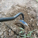 Premium All-Steel Hardened Hollow Hoe - Handheld Weeding Rake Durable and Rust-Resistant, Ideal for Vegetable Gardens.