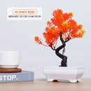 Artificial Plants Bonsai Small Tree Simulation Pot Plants Fake Flowers Table Potted Ornaments for Hotel Garden Home Decor planta.