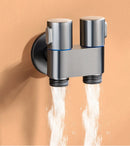 Bidet toilet sprayer set spray water bathroom handheld bidet sprayer toilet shower double outlet angle valve toilet accessories.