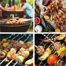 MasterGrill Flat Stainless Steel Skewers.