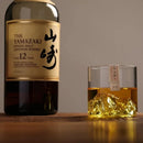 Guanshan Whiskey Glass Set Transparent Crystal Cup Suitable for Drinking Whiskey Cognac Cocktail Ice Wine Glass.