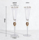 2pcs Light Luxury High-end Crystal Cup Red Wine Glass Set Tall Glass Party Wine Glass Glasses DrinkingGlasses for ChampagneFlute.